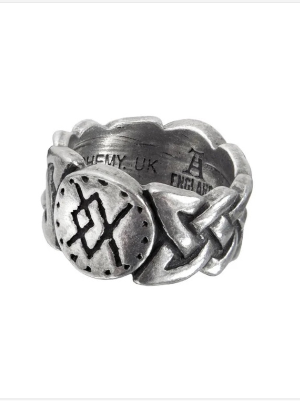 Viking Virility Ring Bind Rune Nordic Ring size 11 Alchemy Gothic made in UK